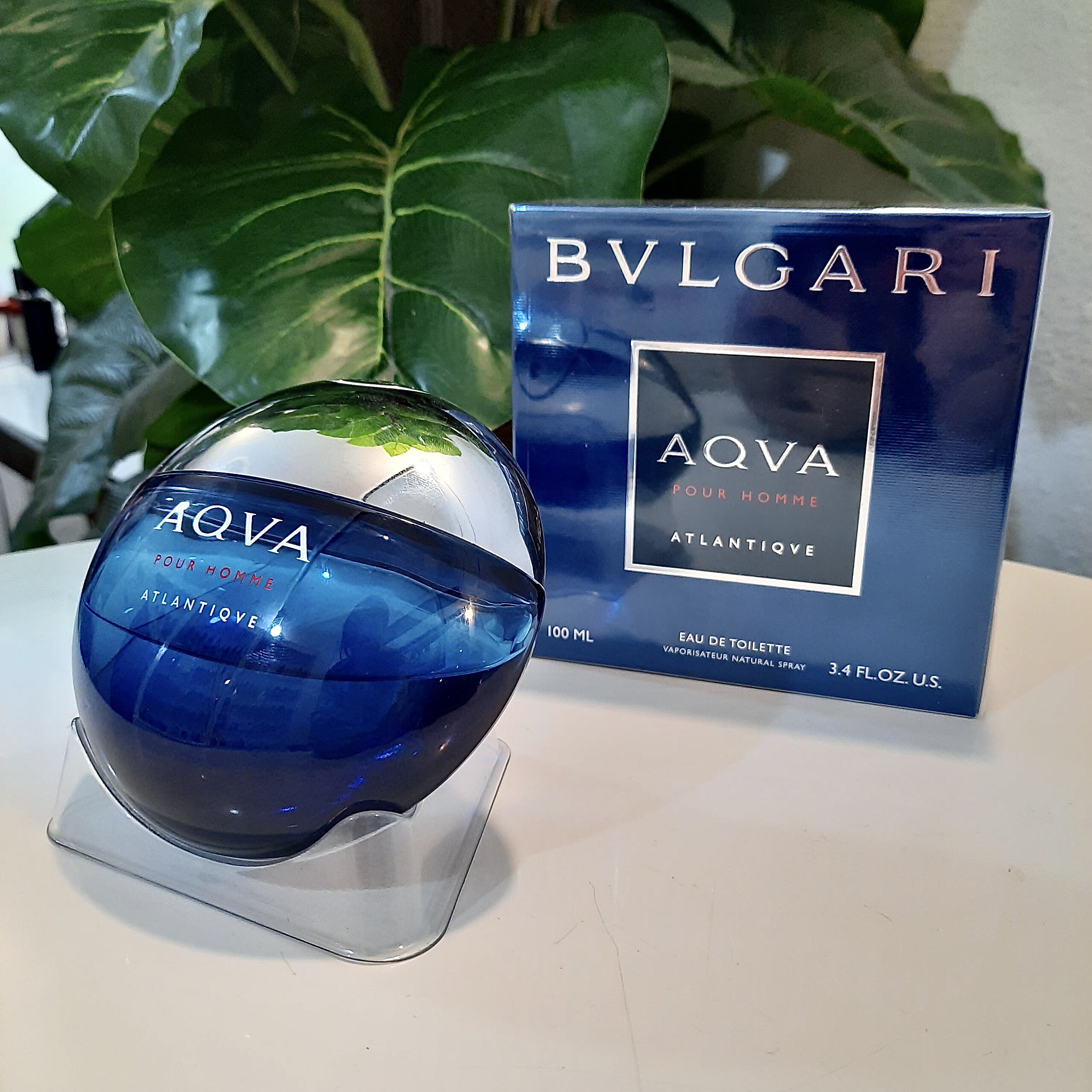 Giftset nước hoa nam BVLGARI AQVA Pour Homme, EDT 100ml & lăn khử mùi 75ml