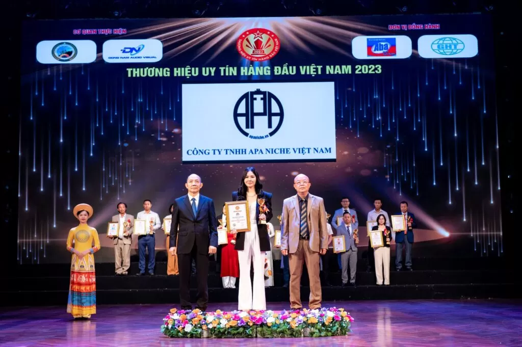 Apa Niche Được Vinh Danh “Top 10 Thương Hiệu Uy Tín Hàng Đầu Việt Nam 2023”