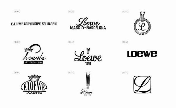 Logo thương hiệu nước hoa Loewe được cải tiến qua các năm