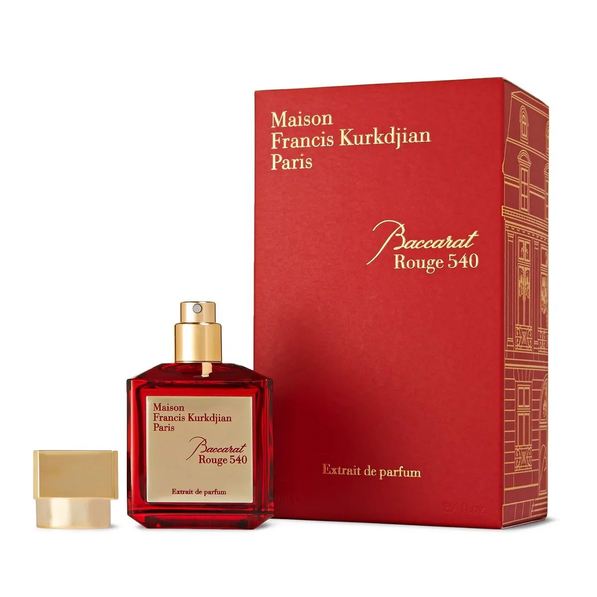 nước hoa mùi hạnh nhân Maison Francis Kurkdjian Baccarat Rouge 540 Extrait