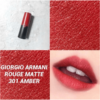 son giorgio armani rouge d armani matte 301 amber 3