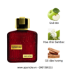 Lattafa Ramz Lattafa Gold EDP mùi hương