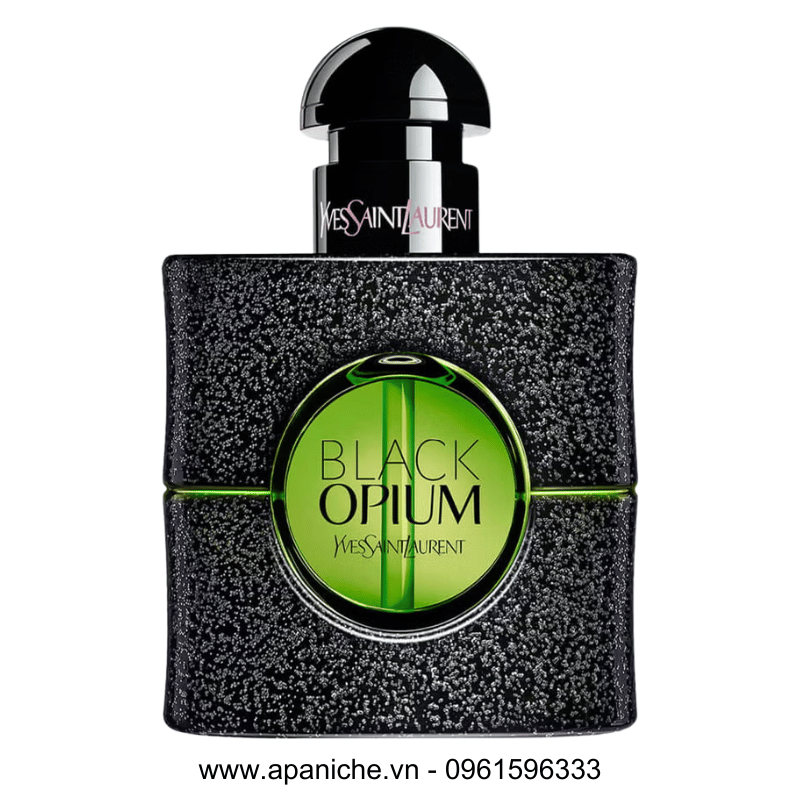 Logo Yves Saint Laurent Black Opium Illicit Green