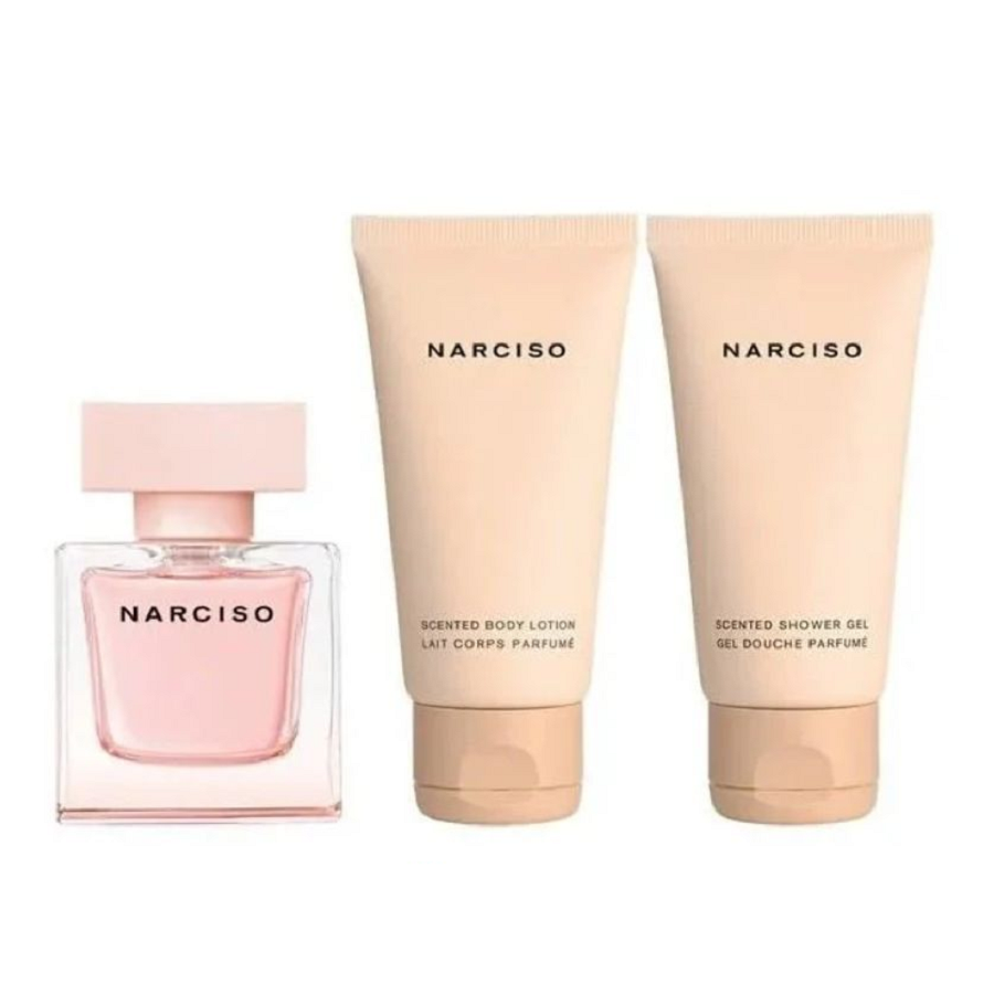 Set Narciso Rodriguez Cristal EDP 50ml + Body Lotion 50ml + Shower Gel 50ml apa niche