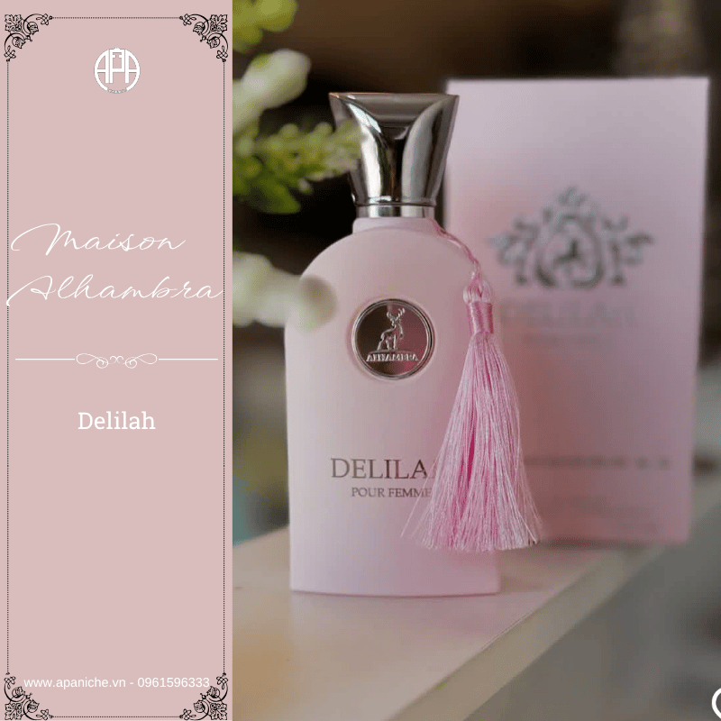 Nước hoa chính hãng giá rẻ Maison Alhambra Delilah EDP