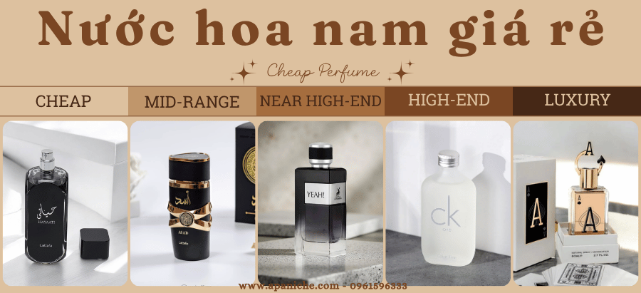 Nước hoa nam giá rẻ