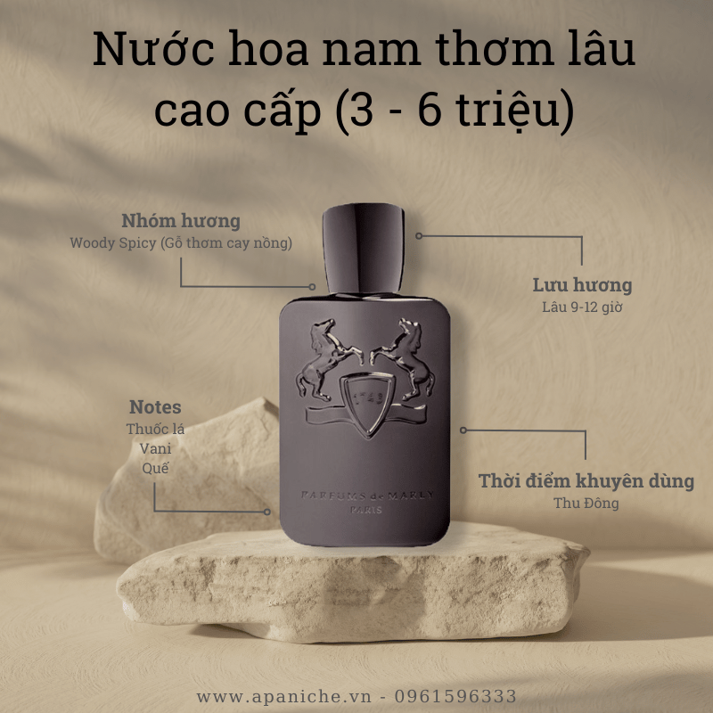 Nước hoa nam thơm lâu phân khúc cao cấp Parfums De Marly Herod EDP