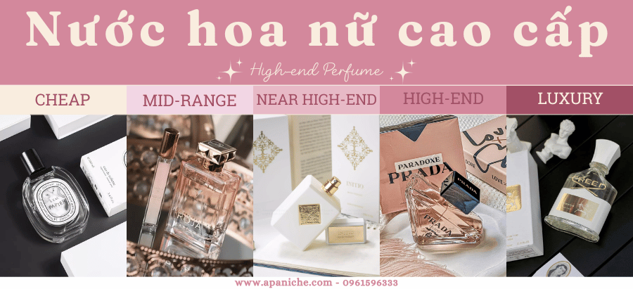 Nước hoa nữ cao cấp