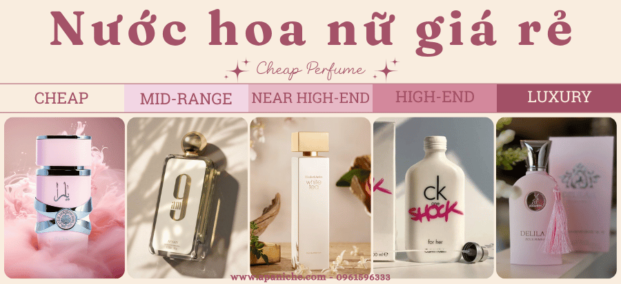 Nước hoa nữ giá rẻ