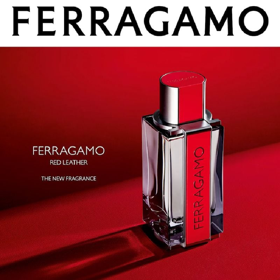 Ferragamo Red Leather chinh hang