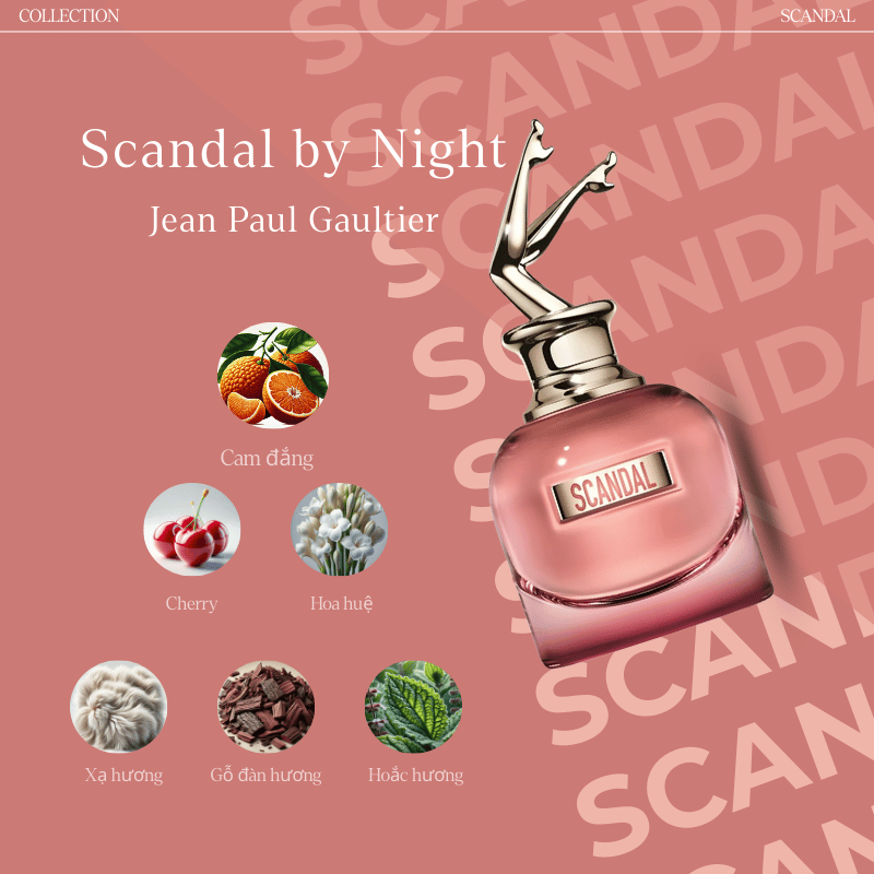 Dầu thơm Jean Paul Gaultier Scandal By Night EDP