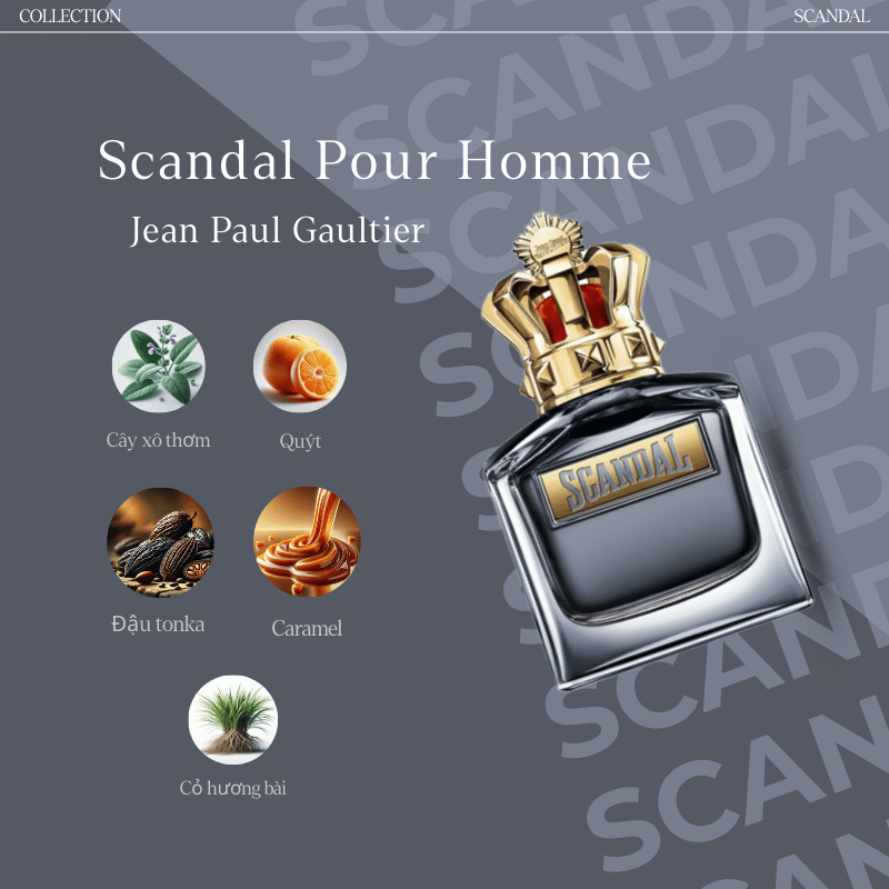 Nước hoa nam JPG Scandal Pour Homme
