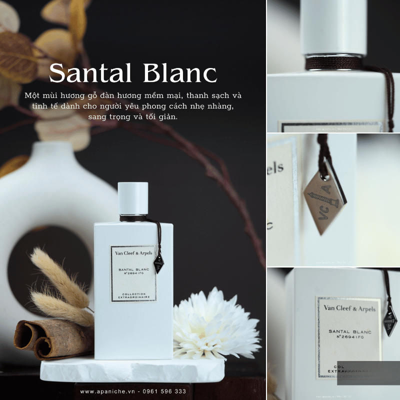 Thiết Kế Van Cleef & Arpels Santal Blanc EDP Thiết Kế Van Cleef & Arpels Santal Blanc EDP