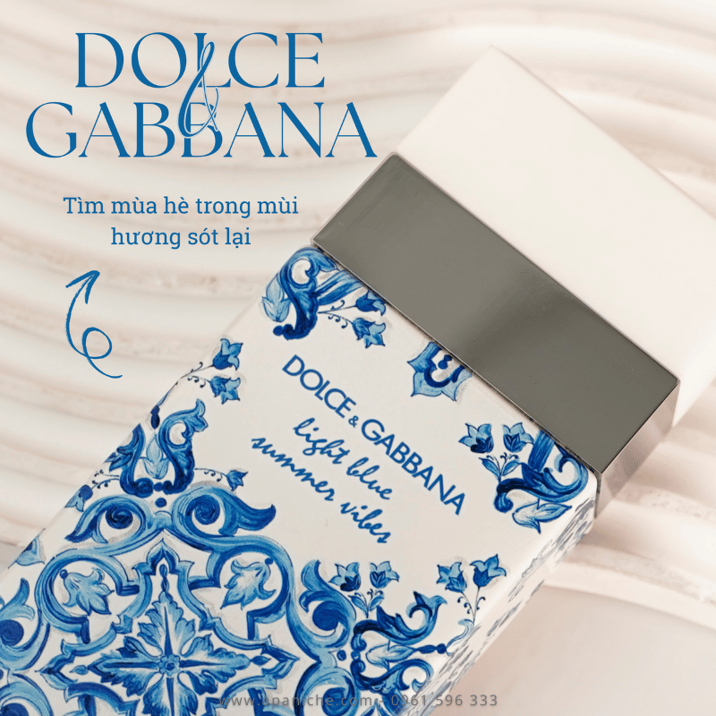 Nước Hoa Dolce Gabbana Light Blue Summer Vibes Femme EDT chính hãng Nước Hoa Dolce Gabbana Light Blue Summer Vibes Femme EDT chính hãng