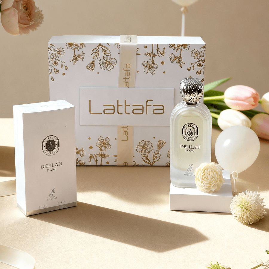 Set Lattafa Maison Alhambra Delilah Blanc EDP apa niche Set Lattafa Maison Alhambra Delilah Blanc EDP apa niche