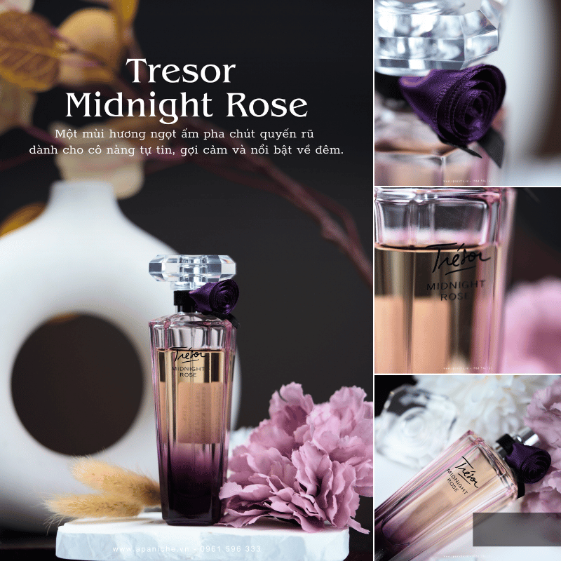 Thiết Kế Lancome Tresor Midnight Rose EDP