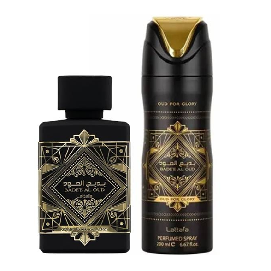 Xit khu mui Body Spray Lattafa Bade e Al Oud Oud For Glory 200ml chinh hnag Xit khu mui Body Spray Lattafa Bade e Al Oud Oud For Glory 200ml chinh hnag