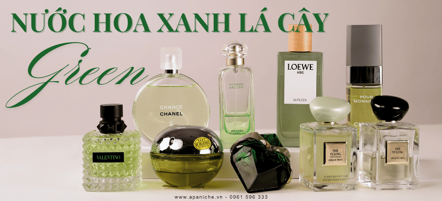Nước hoa màu xanh lá cây