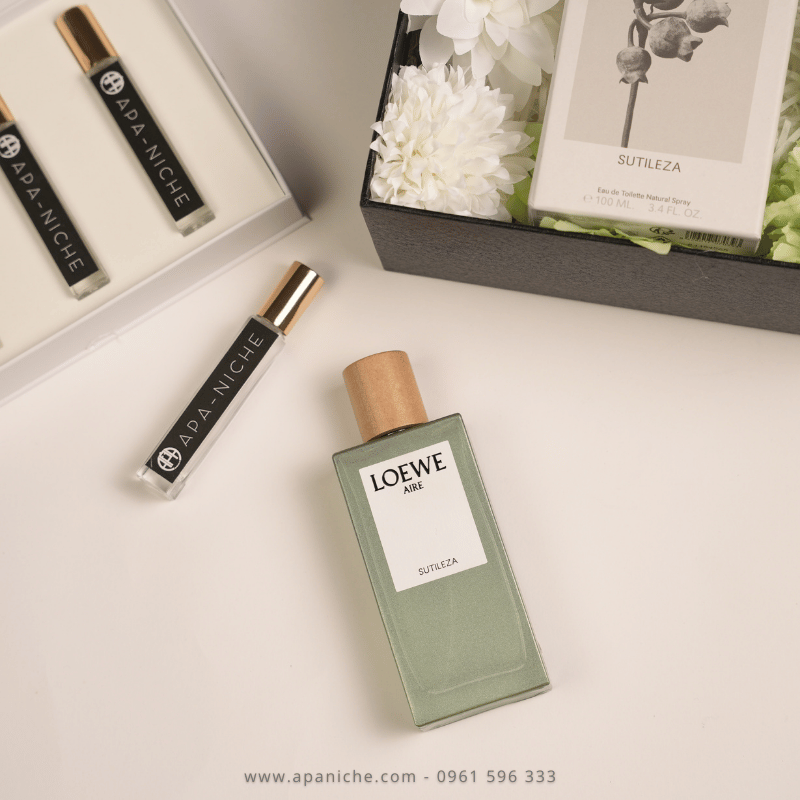 Nước hoa màu xanh lá cho nữ Nước Loewe Aire Sutileza EDT