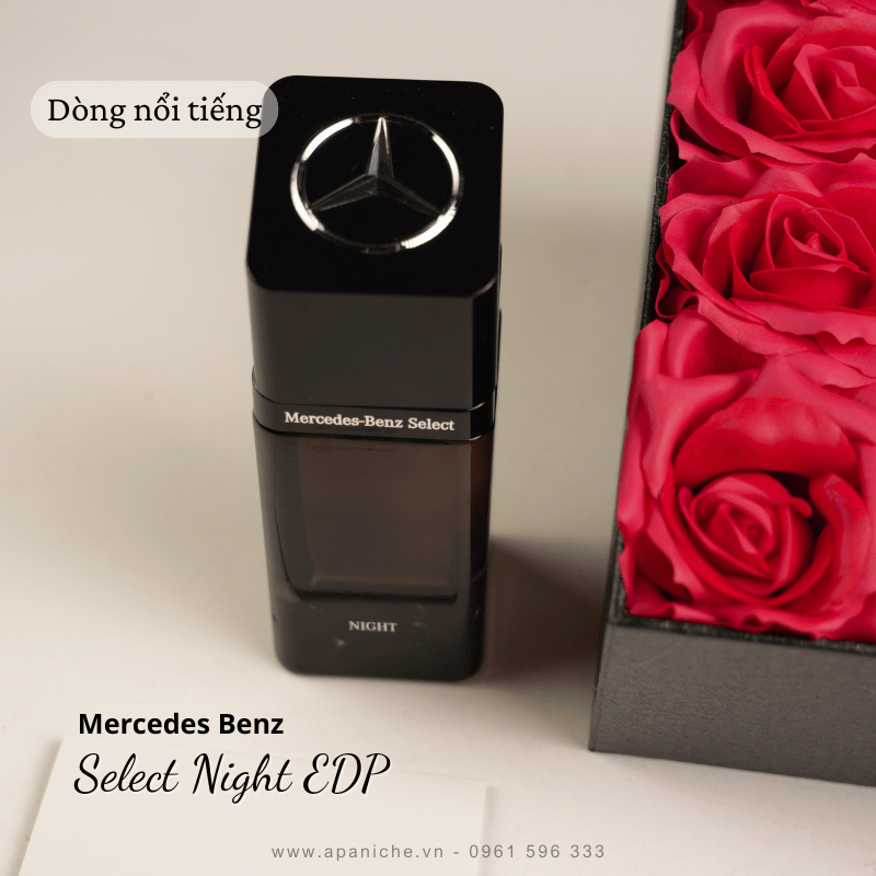 Nước hoa nam màu đen Mercedes Benz Select Night EDP 
