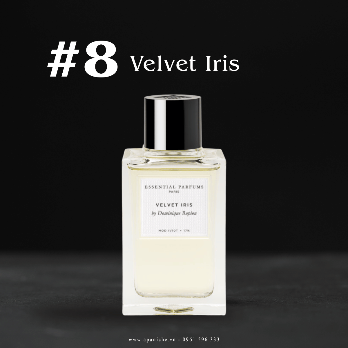 Nước hoa diên vĩ Essential Parfums Velvet Iris