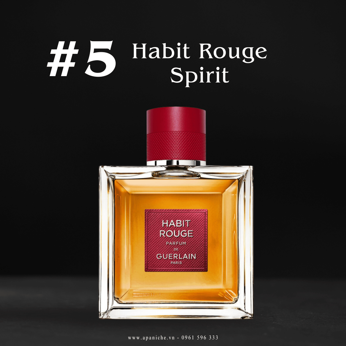Nước hoa diên vĩ cho nam 2025 Guerlain Habit Rouge Spirit