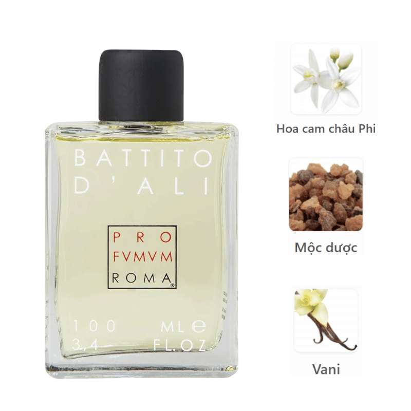 Profumum Roma Battito d'Ali EDP mùi hương