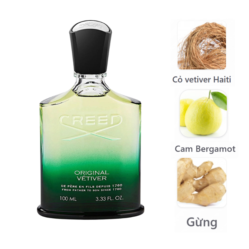 Creed Original Vetiver mùi hương