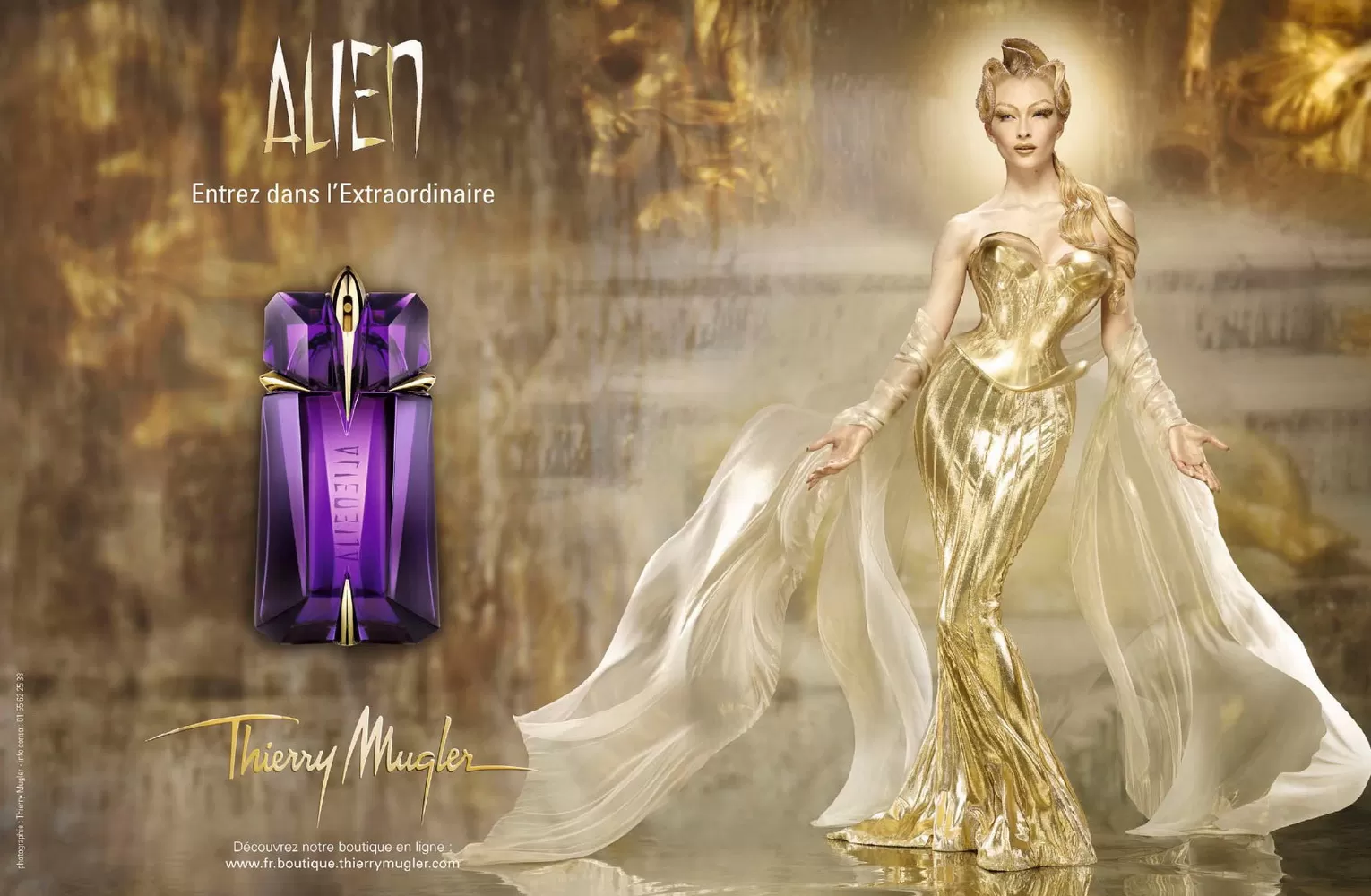 Giao diện ấn tượng của chai nước hoa Thierry Mugler