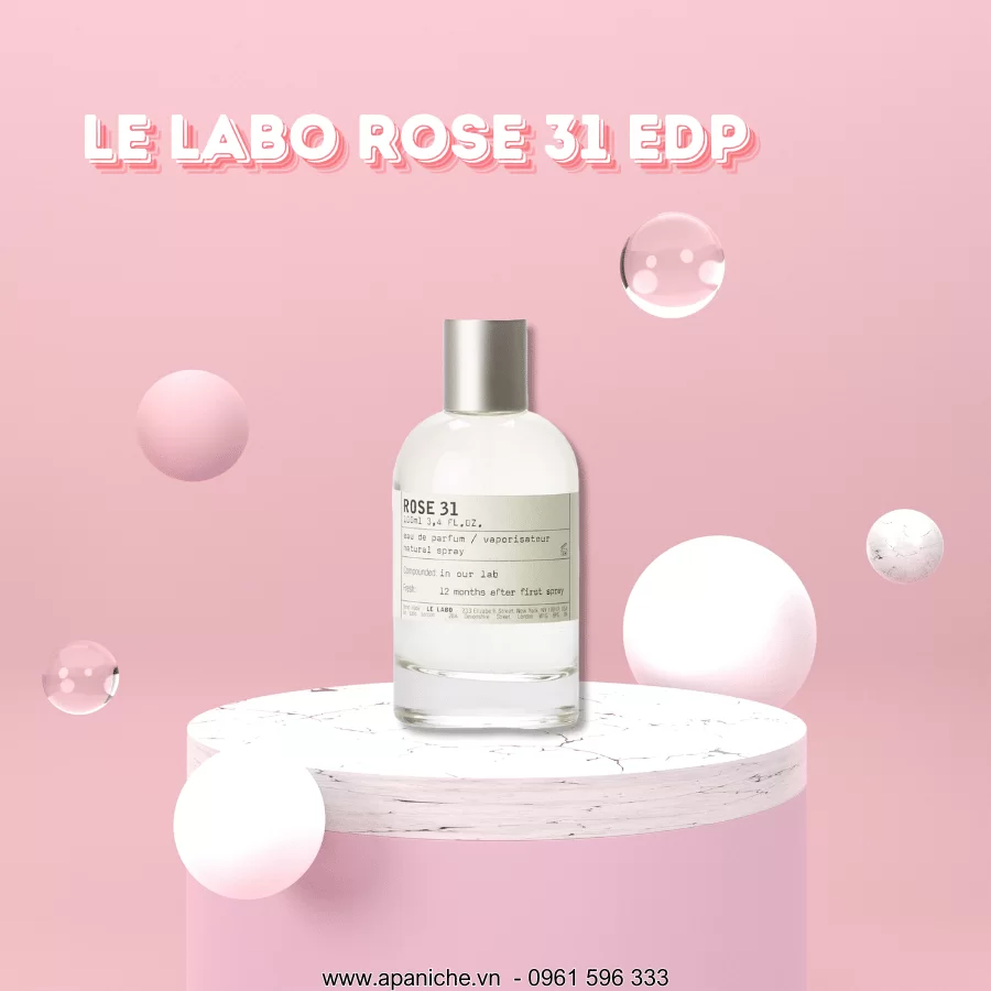 Nước Hoa Nữ Mùi Ngọt Le Labo Rose 31 EDP