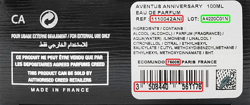 Batch code nước hoa