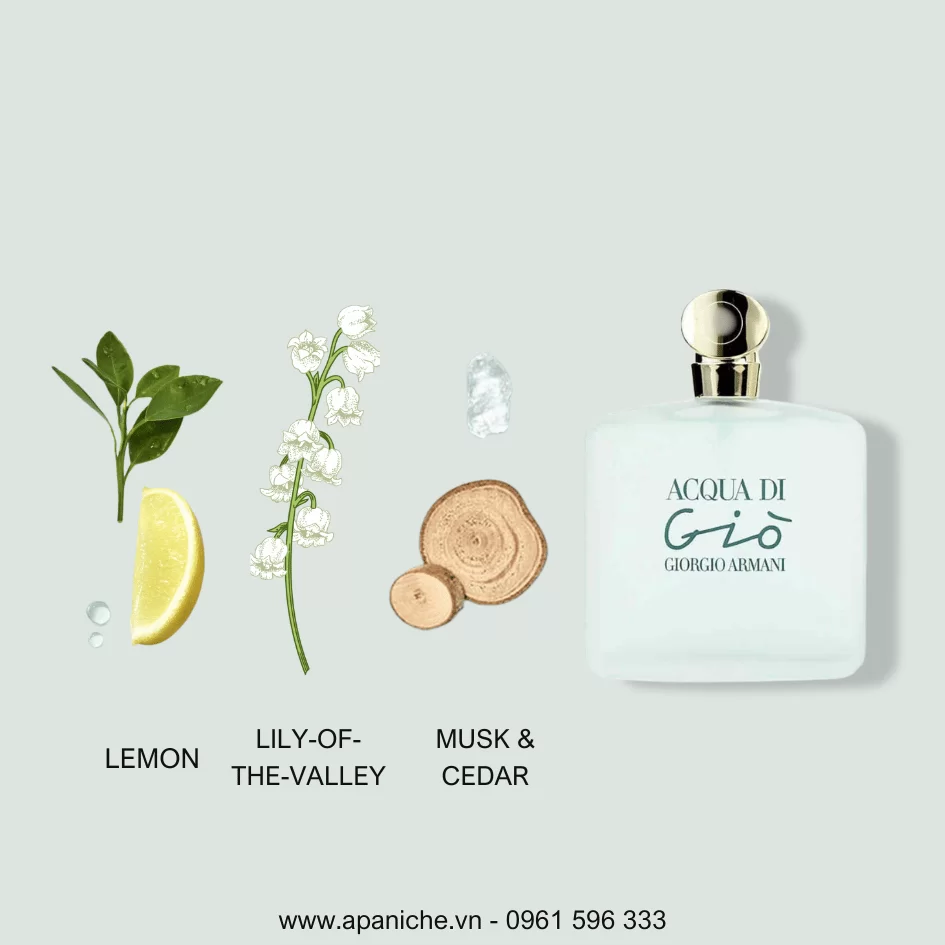 Acqua di Gio dành cho nữ giới