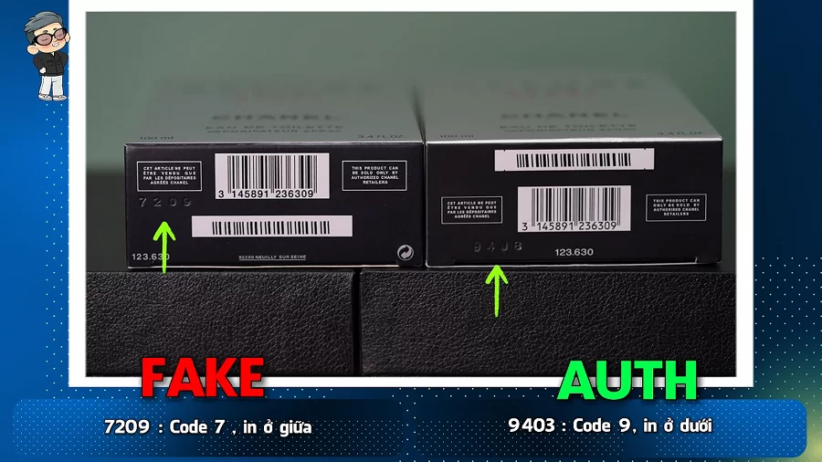 Phân biệt Allure Chanel Homme Sport thật giả