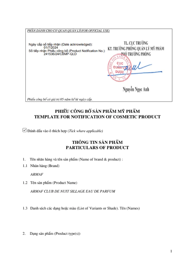 cong bo my pham armaf club de nuit sillage trang 1