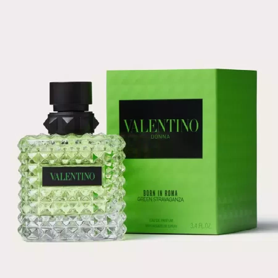 valentino donna born in roma green stravaganza gia tot