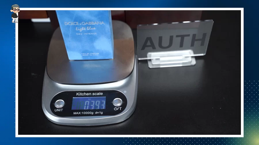 phân biệt nước hoa DG Light Blue Eau Intense nữ thật giả