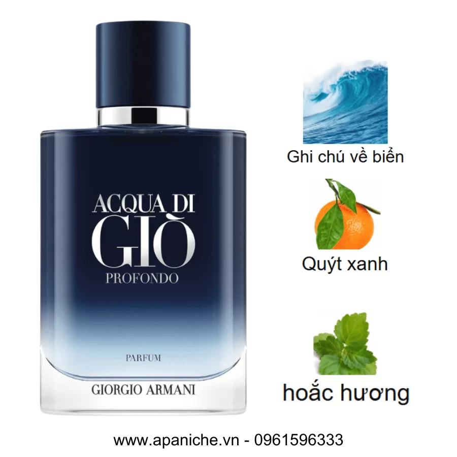 Giorgio Armani Acqua Di Gio Profondo Parfum mùi hương