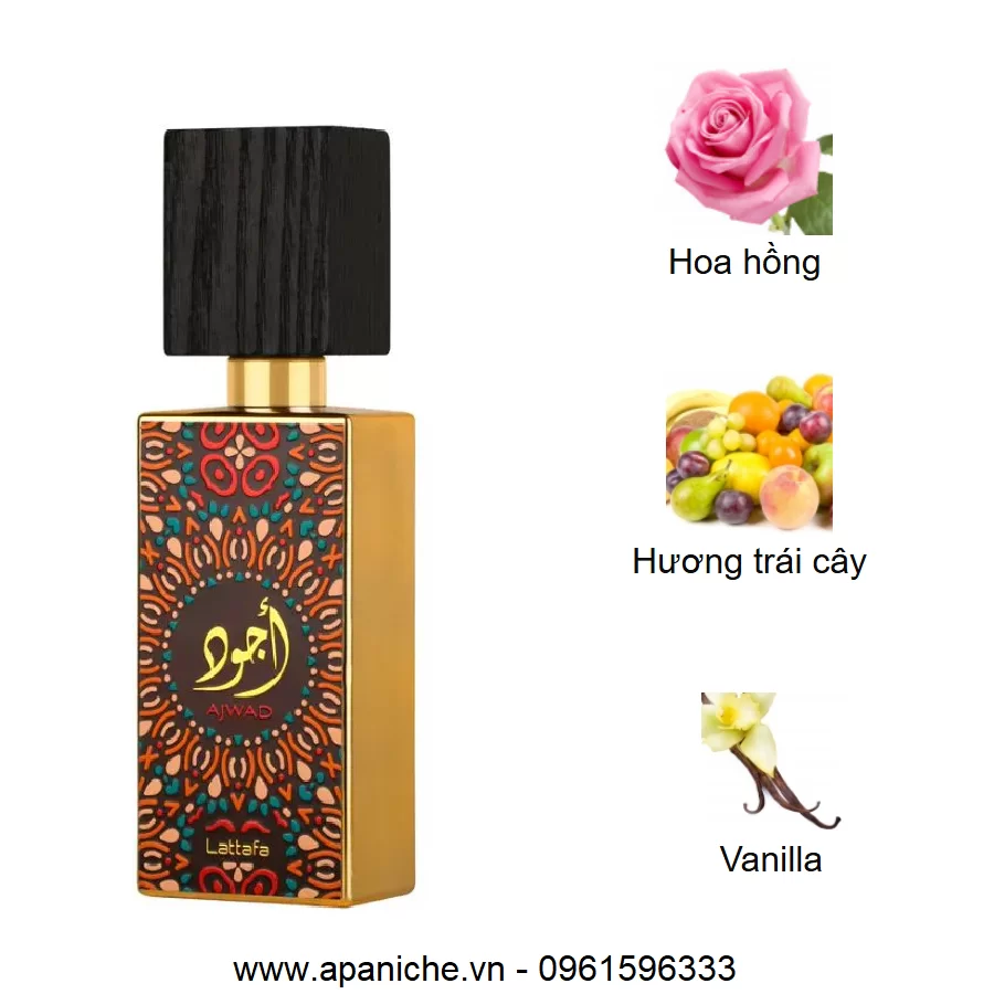 lattafa ajwad edp mui huong