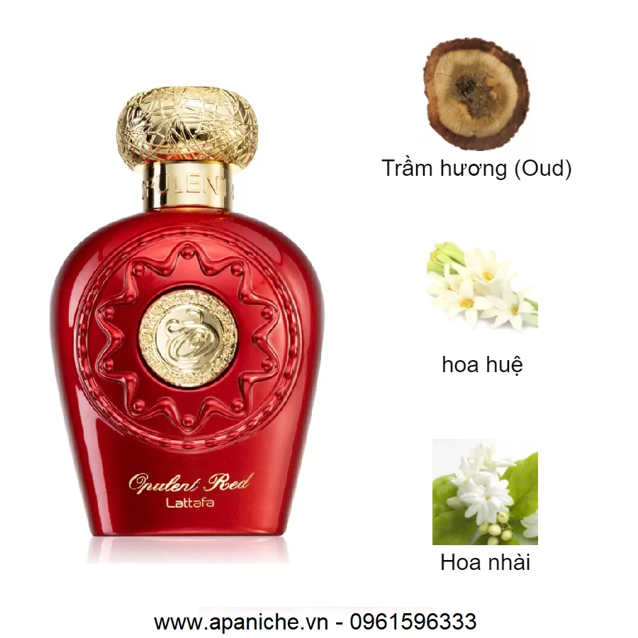 lattafa opulent red edp mui huong