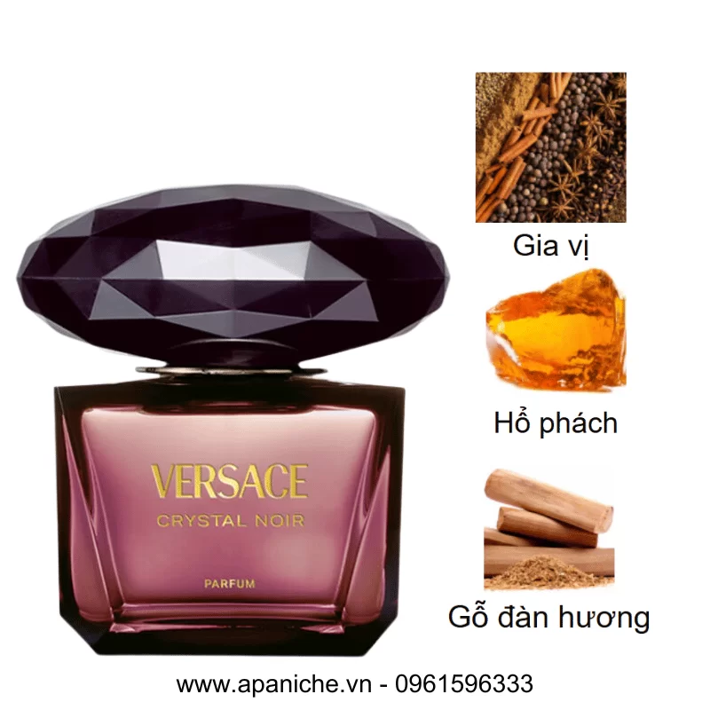 Versace Crystal Noir Parfum mùi hương