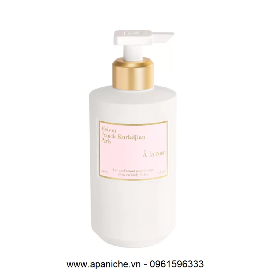 mfk a la rose scented body lotion 350ml apa niche