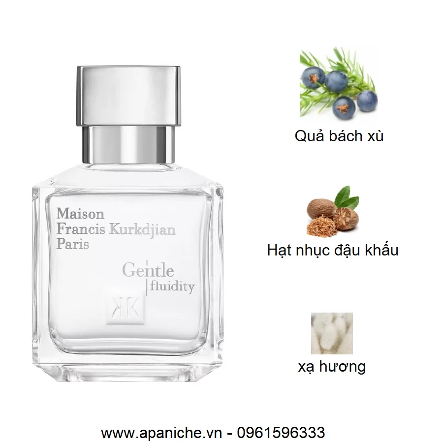 mfk gentle fluidity silver edp mui huong
