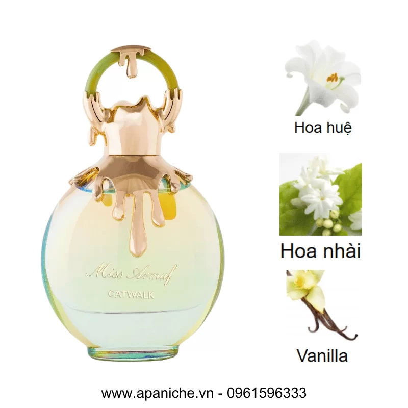 Armaf Catwalk EDP mùi hương Armaf Catwalk EDP mùi hương