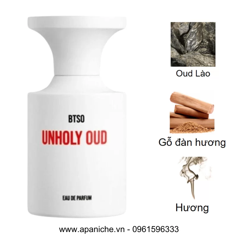 BORNTOSTANDOUT BTSO Unholy Oud mùi hương