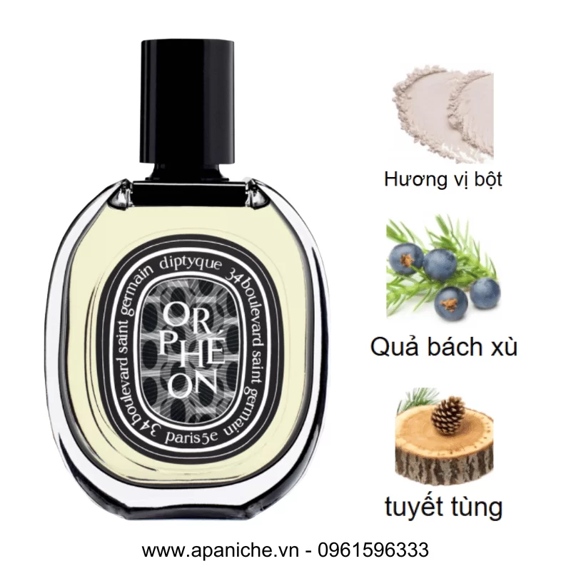 Diptyque Orphéon EDP mùi hương