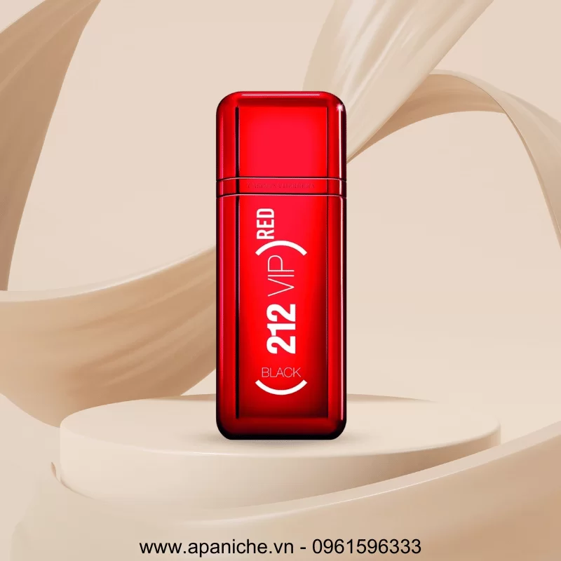 nước hoa màu đỏ Carolina Herrera 212 VIP Men Black Red EDP