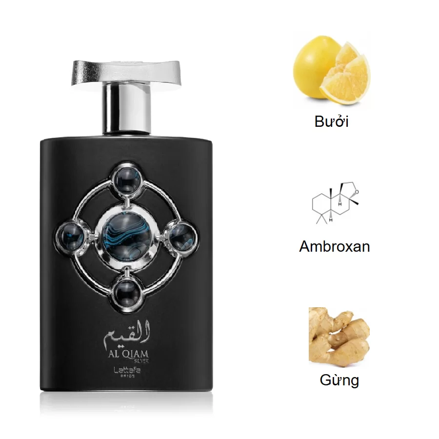 Lattafa Al Qiam Silver EDP mui huong