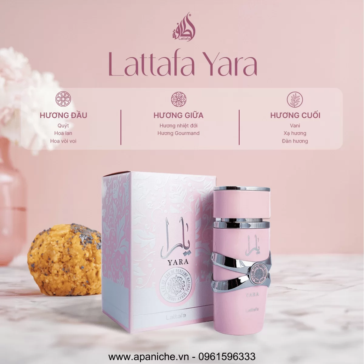 Nước hoa Lattafa Yara EDP dành cho nữ
