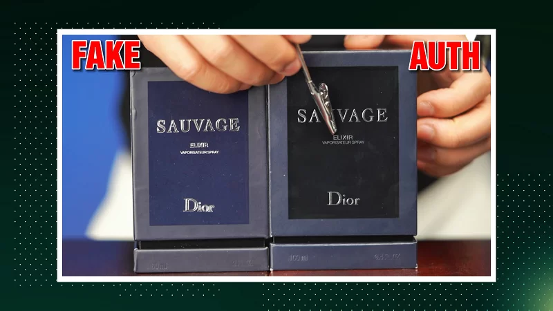 phân biệt dior sauvage elixir thật giả