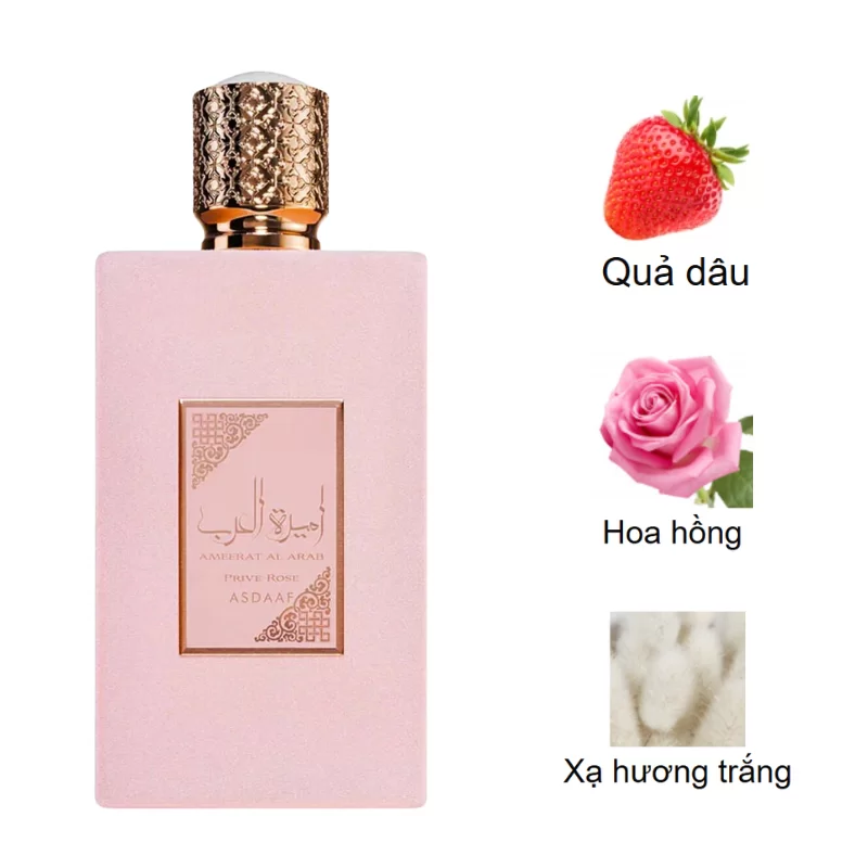 Asdaaf Ameerat Al Arab Prive Rose mùi hương